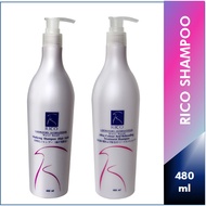 Rico Vitalizing Shampoo (Water Based) / Rico After Colour and Rebonding Treatment Shampoo, 480ml