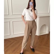 High-waisted women's Ankle pants / Slim-fit women's work pants