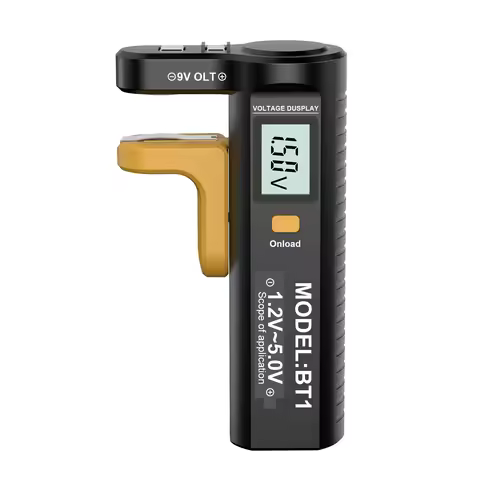 Digital Battery Tester Battery Voltage Tester LCD Display Universal Battery Capacity Check For AA AA