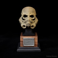 105MM Desktop Decoration Resin Decoration Planet Ghost Soldier Head Ancient