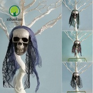 ZILUOLAN Bone Head Haunted House Horror Props  Halloween Props