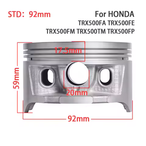 92mm Piston Rings Set For HONDA ATV 13101-HP0-A000 13010-HP0-A01 TRX500 FA FE FM TM FP FourTrax Fore
