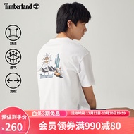 添柏岚（Timberland） 官方男女同款短袖T恤夏季潮流宽松（建议拍小一码）|A6CHE A6CHE100/白色 M