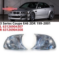Clear Marker Signal Blinker Corner Parking Light Lamp for  E46 3 Series Coupe 1999-2001 63126904307 