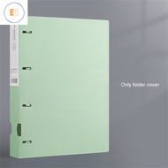 EZ A4 File Storage/File Folder 4 Hole Binder Folders Morandi Color Waterproof Document Ring Binder F