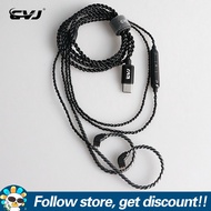 FAAEAL CVJ V6 Headphone Amplifier Type C HD DAC Dongle Replacement Earphone Cable Lossless High Fide