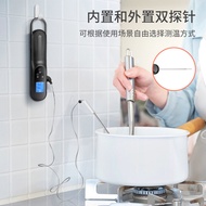 Dual Probe Food Thermometer Barbecue Oven Cooking Thermometer  Food BBQ Alarm Thermometer