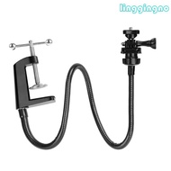 RR Camera Bracket with Enhanced Desk Jaw Clamp Flexible Gooseneck Stand for Webcam Brio 4K C925e C922x C922 C930e C930 C