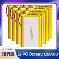 Polymer lithium battery 1260100 10000mAh 3.7V medical equipment battery monitor battery