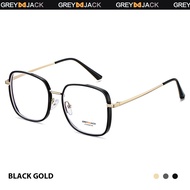 Grey Jack Kacamata Antiradiasi Blueray Bahan TR90+Metal Model Kotak Keren Fashionable Pria dan Wanit