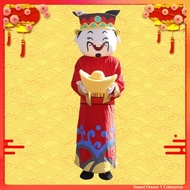 (Sewa / Rent) God of Fortune Mascot Costume Maskot Kostum 财神爷人偶服新年人偶服财神到蛇年2025财神爷人偶服出租