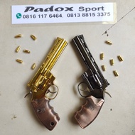 padok pistol mainan revolver full metal replika miniatur die cast toys