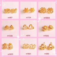 alt fashion jewelry 10 pairs Bangkok b14k plated gold earrings
