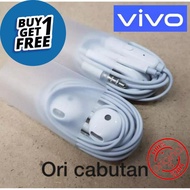 [BUY 1 FREE 1}Vivo Original Earphone VIVO Y28S Y27 Y26 Y05S Y18 Y17 Y19 Y20 Y21 Y35 Y33T Y22s Y72 Y7