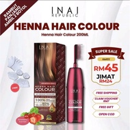 INAI PEWARNA RAMBUT HALAL - HENNA HAIR COLOUR  (INAI REPUBLIC 5 IN 1)