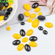 RALPHYG 100Pcs Plastic Safety Noses, Safety Flat Safety Flat Noses for Dolls, Eyes Crafts Dolls Eyes