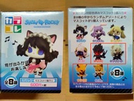 Show by Rock !! 搖滾少女 ~ 盒蛋 Figure 扣飾 4隻set (B款set) (扭蛋 食玩 景品 盒蛋 盲盒) 日本版 not 輕音少女 K-ON K-ON! PVC Figur