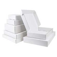 10pcs White Corrugated Cardboard Box Postal Box Express Packaging Box Packing Material Airplane Box 