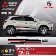 👍👍 MITSUBISHI ASX CAR BODY STICKER SET ASX-03