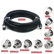 Coaxial LMR400 Cable N to N/ SMA/RP-SMA/BNC/ TNC/ Male Female Connector Crimp 50 ohm
