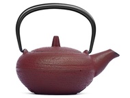 岩鑄 南部鐵器 茶壺 3型圓鐵肌 0.3L 蝦茶色 日本製