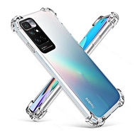 For Xiaomi Redmi Note 8T 9T 9 10 Pro Max 10S 11 Pro 4G 5G Note 11 Pro Plus Case Ultra Thin Transparent Soft Silicone Four Corner TPU Shockproof Protection Cover Casing