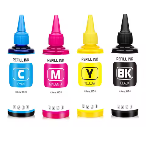 100ml Pigment ink Desktop printer Refill ink set for Epson All Desktop printer
