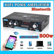 AK35 Digital Bluetooth Amplifier Speaker (800W) - Class D Audio, 110-220V HiFi FM Subwoofer, Home & 