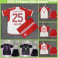 2023/24 Bayern Munich child teenager junior kids jersey -Bayern Munich KANE MULLER kids football shi