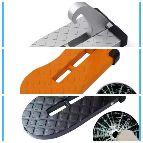 Foldable Car Roof Rack Step — Universal Door Step Ladder for 09–11 Polo, 9N3 Clio 2, Hiace, ix45, Ca