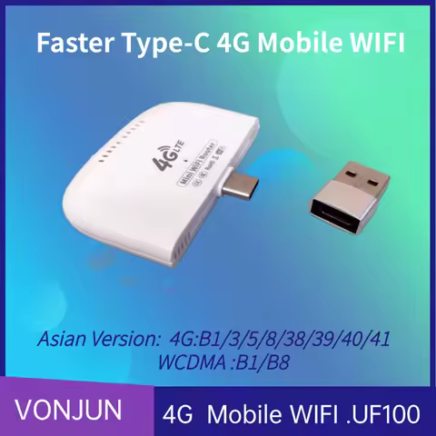 4G LTE Mini WiFi Router with USB Adapter Wireless Mobile Router Hotspot 4G LTE WiFi Modem Router for
