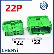 22 Pin Automobile Instrument Connector Car central control plug Socket IL-AG5-22P-D3C1 IL-AG5-22S-D3