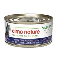 New Almo Nature HFC Tuna, Chicken & Ham (70g) (9081H) (100% human grade) (75% meat or fish)