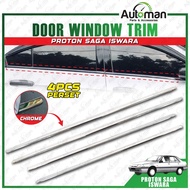 Proton Saga / Iswara Window Chrome Lining / Door Belt Moulding