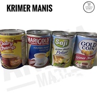 Krimer manis/Susu pekat Tin/Creamer/ Condensed Milk Krimer Pekat/ Pekat Manis Tin 【500g】