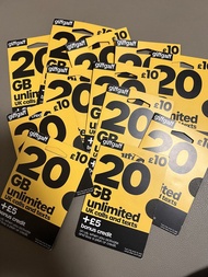 [全新現貨] 英國 giffgaff SIM 卡 | 支援 ChatGPT / Claude 驗證 | 旅遊/海外金融/跨境電商神卡