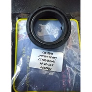 Front fork oil seal for Ct100/Bajaj 30-42-10.5