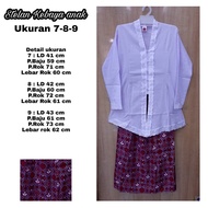 MY - [COD] PROMO GRATIS ONGKIRKEBAYA ANAK PEREMPUAN SEKOLAH / setelan kebaya sekolah Sunda / kebaya 
