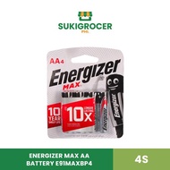 Energizer Max Aa Battery E91Maxbp4 4s
