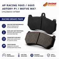 AP Racing 9665 6665 ADTORY P1 MOTVE MX7 CP6230D54 SF9009 Performance Brake Pad Street Track BBK