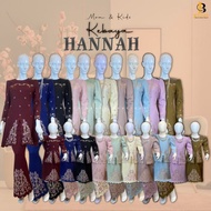 RAYA COLLECTION HANNAH KEBAYA MOM & KIDS KEBAYA LABUH | SULAMAN SCALLOP SEDONDON IBU ANAK