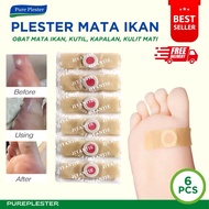 MATA Fish EYE AND WHITE MEDICINE PLASTER 1 STRIP 6 CALLUSOL REMOVER PLASTER / LP SHIP PLASTER