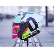 Helm KYT TTR Jet Bastianini Fogia Misano Bulega Solid Half Face ORI KYT ECE2206 ttr jet nfj kairoz g