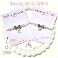 Love Star Initial Bracelet Simple Aesthetic Initial Couple Bracelet