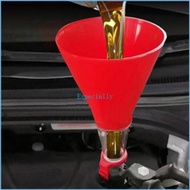ESP Automotive Engine Oil Filling Funnel Visible Car Engine Oil Funnel Leakproof