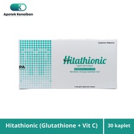 NEW SALE HITATHIONIC BOX 30 KAPLET GLUTATHIONE 500MG + VITAMIN C &amp;
