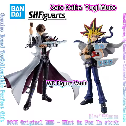 In stock Bandai Officially Licensed S.H.Figuarts Yu-Gi-Oh! Duel Monsters Yugi Muto AIBO Action Figur