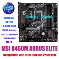 Used GIGABYTE B460M AORUS ELITE DDR4 MATX LGA 1200 Compatible with Intel 10th Gen Processors Tested