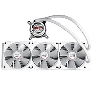 ASUS ROG Strix LC 360 Gundam Edition White AIO 360mm Liquid Cooler with Triple 120mm PWM Fans and Aura Sync Support