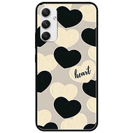 Ốp lưng cho Samsung A14 - A24 - A34 - A54 - A15 - A25 - A35 - A55 - Tim Trắng Đen HEART - Hàng Chính